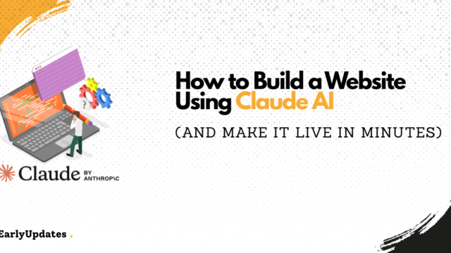 How to Build a Website Using Claude AI (And Make It Live in Minutes)